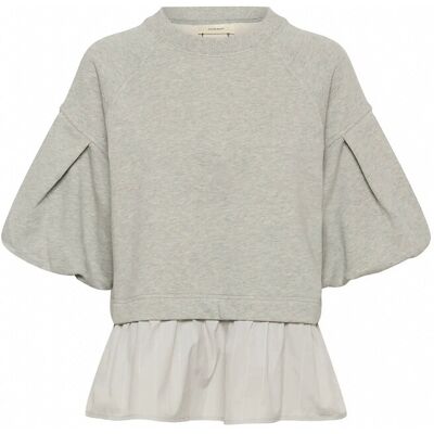 InWear Dessyiw Top 42 CHATEAU GREY PINSTRIPE 42 InWear Dessyiw Top 42 CHATEAU GREY PINSTRIPE 42