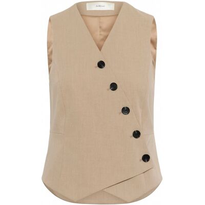 InWear Cierraiw Waistcoat 46 CORNSTALK MELANGE 46 InWear Cierraiw Waistcoat 46 CORNSTALK MELANGE 46