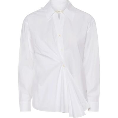 InWear Leloiw Dallas Pleated Shirt 44 PURE WHITE 44 InWear Leloiw Dallas Pleated Shirt 44 PURE WHITE 44