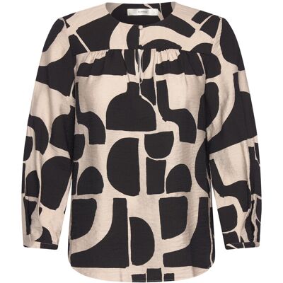 InWear Lynniw Blouse 34 BLACK SOFT BLOCKS 34 InWear Lynniw Blouse 34 BLACK SOFT BLOCKS 34