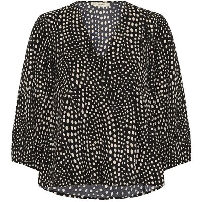 InWear Libertyiw V-Neck 46 BLACK FADED DOT 46 InWear Libertyiw V-Neck 46 BLACK FADED DOT 46