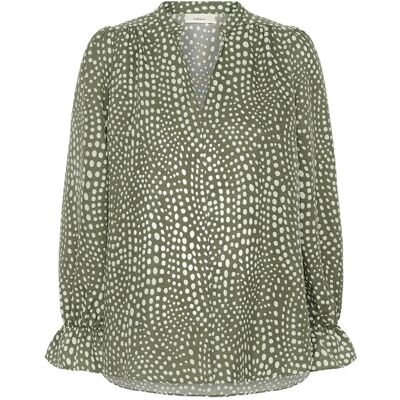 InWear Libertyiw Blouse 46 GREEN FADED DOT 46 InWear Libertyiw Blouse 46 GREEN FADED DOT 46