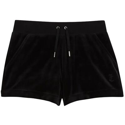 Juicy Couture Eve Shorts With Pocket XXS BLACK XXS Juicy Couture Eve Shorts With Pocket XXS BLACK XXS