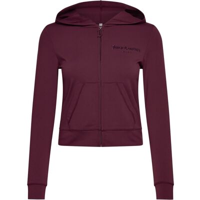 Juicy Couture Activewear Ennis Hoodie XS WINESTASTING XS Juicy Couture Activewear Ennis Hoodie XS WINESTASTING XS