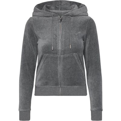 Juicy Couture Robertson Hoodie S CHARCOAL MARL S Juicy Couture Robertson Hoodie S CHARCOAL MARL S