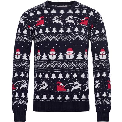 Happy Seasons The Stylish Christmas Jumper XXL NAVY/BLUE XXL Happy Seasons The Stylish Christmas Jumper XXL NAVY/BLUE XXL