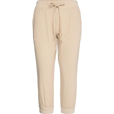 KAFFE Naya Capri Cropped Tapered Joggers KAFFE Naya Capri Cropped Tapered Joggers