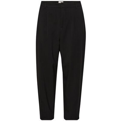 Kaffe Merle Cropped Byxor - Svart - Byxor Kaffe Merle Cropped Byxor - Svart - Byxor