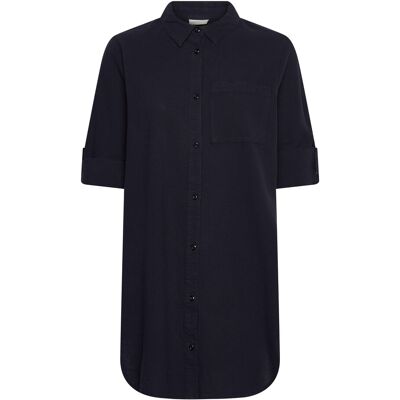 Kaffe Kanaya Shirt Tunic 36 MIDNIGHT MARINE 36 Kaffe Kanaya Shirt Tunic 36 MIDNIGHT MARINE 36
