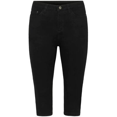 Kaffe Kazelina Capri Jeans 42 BLACK DEEP 42 Kaffe Kazelina Capri Jeans 42 BLACK DEEP 42