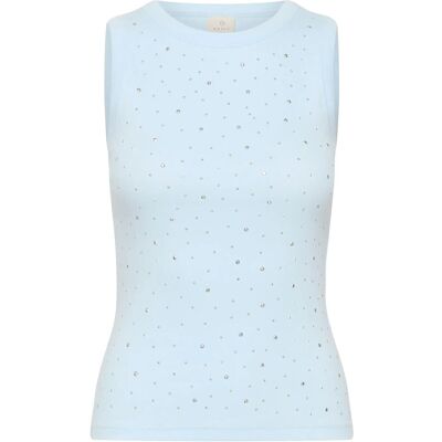 Kaffe Kacarna Rhinestone Top XXL NANTUCKET BREEZE XXL Kaffe Kacarna Rhinestone Top XXL NANTUCKET BREEZE XXL