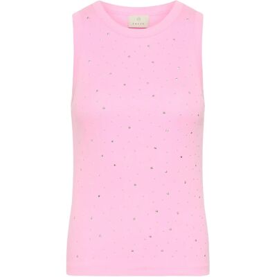 Kaffe Kacarna Rhinestone Top XL PINK FROSTING XL Kaffe Kacarna Rhinestone Top XL PINK FROSTING XL