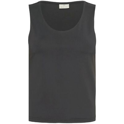 Kaffe Kaarina Jersey Top XXL BLACK OYSTER XXL Kaffe Kaarina Jersey Top XXL BLACK OYSTER XXL