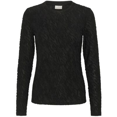 Kaffe Kazeverina T-Shirt M BLACK DEEP M Kaffe Kazeverina T-Shirt M BLACK DEEP M