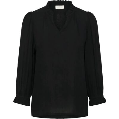 Kaffe Kaliv Amber Blouse 36 BLACK DEEP 36 Kaffe Kaliv Amber Blouse 36 BLACK DEEP 36