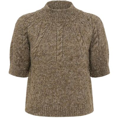Kaffe Kacuba Pullover XL MOREL MELANGE XL Kaffe Kacuba Pullover XL MOREL MELANGE XL