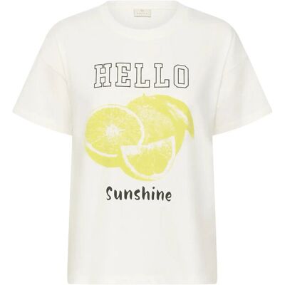 Kaffe Kachelsea T-Shirt M CHALK M Kaffe Kachelsea T-Shirt M CHALK M