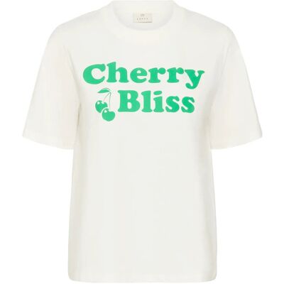 Kaffe Kacherie T-Shirt M CHALK M Kaffe Kacherie T-Shirt M CHALK M