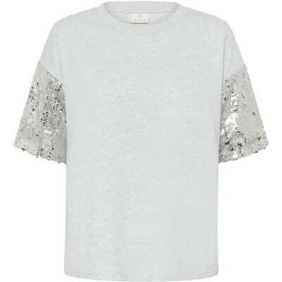 Kaffe Kaselvina T-Shirt XS LIGHT GREY MELANGE XS Kaffe Kaselvina T-Shirt XS LIGHT GREY MELANGE XS
