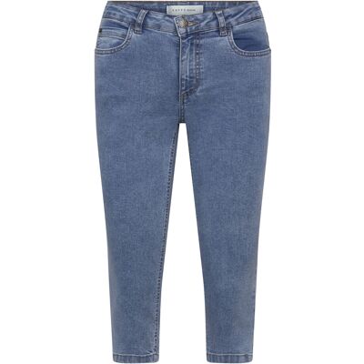 Kaffe Kavilma Capri Jeans 40 WASHED BLUE DENIM 40 Kaffe Kavilma Capri Jeans 40 WASHED BLUE DENIM 40
