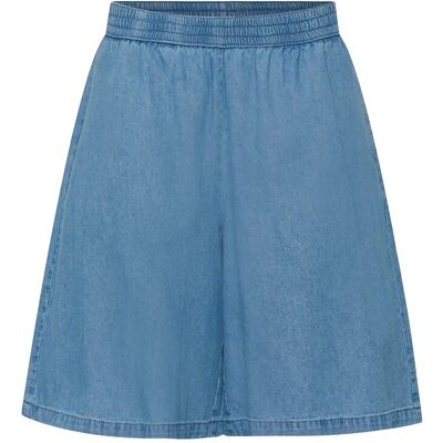 Kaffe Kajade Denim Shorts 34 MEDIUM BLUE CHAMBRAY 34 Kaffe Kajade Denim Shorts 34 MEDIUM BLUE CHAMBRAY 34
