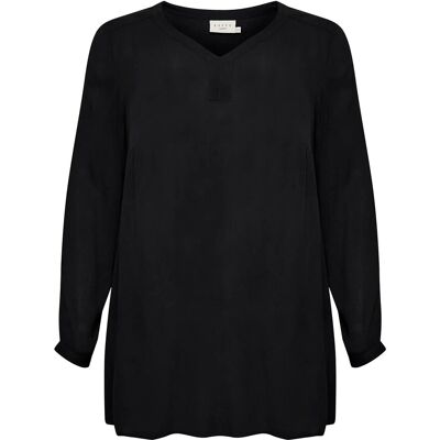 Kaffe Curve Kcami Ls Tunic 44 BLACK DEEP 44 Kaffe Curve Kcami Ls Tunic 44 BLACK DEEP 44