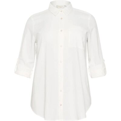 Kaffe Curve Kcnana Shirt Tunic 50 CHALK 50 Kaffe Curve Kcnana Shirt Tunic 50 CHALK 50