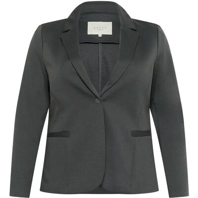 Kaffe Curve Kcjenna Blazer XL BLACK OYSTER XL Kaffe Curve Kcjenna Blazer XL BLACK OYSTER XL