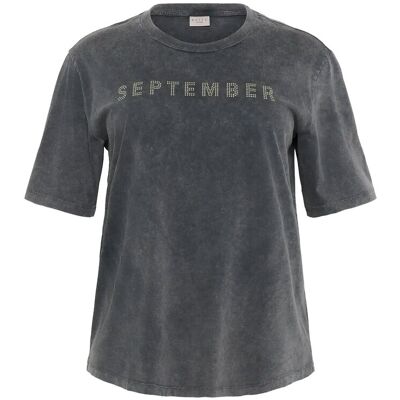 Kaffe Curve Kcserina T-Shirt M WASHED DARK GREY M Kaffe Curve Kcserina T-Shirt M WASHED DARK GREY M
