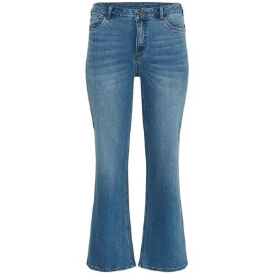 Kaffe Curve Kcflora Flared Full Lenght Jeans 50 MEDIUM BLUE DENIM 50 Kaffe Curve Kcflora Flared Full Lenght Jeans 50 MEDIUM BLUE DENIM 50