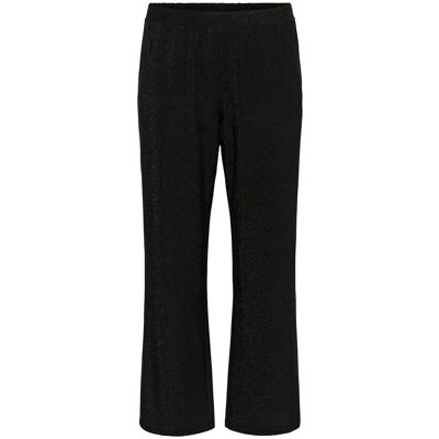Kaffe Curve Kcriana Pants L BLACK METALLIC GLITTER L Kaffe Curve Kcriana Pants L BLACK METALLIC GLITTER L