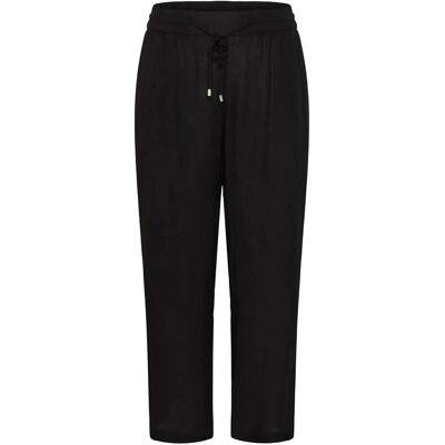 Kaffe Curve Kcmille Wide Pants 50 BLACK DEEP 50 Kaffe Curve Kcmille Wide Pants 50 BLACK DEEP 50