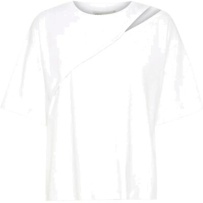 Karen By Simonsen Kbrenee Hole Tee XXS BRIGHT WHITE XXS Karen By Simonsen Kbrenee Hole Tee XXS BRIGHT WHITE XXS