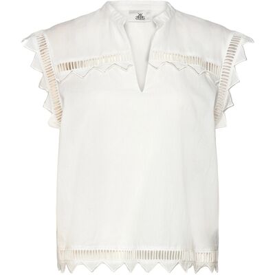 Karen By Simonsen Kbommi Shirt Top 34 BRIGHT WHITE 34 Karen By Simonsen Kbommi Shirt Top 34 BRIGHT WHITE 34