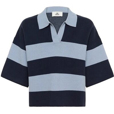Karen By Simonsen Kbdiana Doddie Tee Polo XXS OMBRE BLUE STRIPE XXS Karen By Simonsen Kbdiana Doddie Tee Polo XXS OMBRE BLUE STRIPE XXS