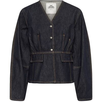 Karen By Simonsen Kbevette Blazer 38 DARK BLUE DENIM 38 Karen By Simonsen Kbevette Blazer 38 DARK BLUE DENIM 38