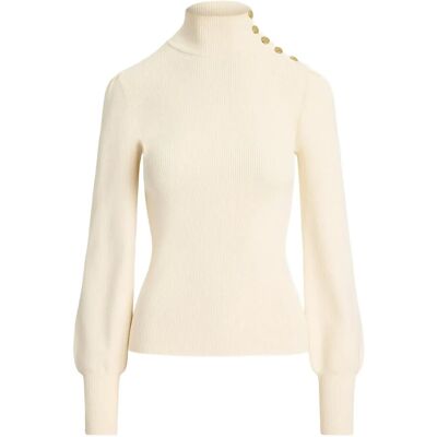 Lauren Ralph Lauren Cotton Modal-Ls Mn Top XS MASCARPONE CREAM XS Lauren Ralph Lauren Cotton Modal-Ls Mn Top XS MASCARPONE CREAM XS