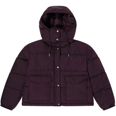 Lee Jeans Short Puffer With Hood S DEEP WINE S Lee Jeans Short Puffer With Hood S DEEP WINE S