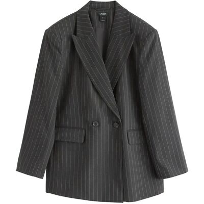 Lindex Nålestribet Blazer XS GREY XS Lindex Nålestribet Blazer XS GREY XS