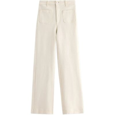 Lindex Wide Paula Jeans With High Waist 42 LIGHT WHITE 42 Lindex Wide Paula Jeans With High Waist 42 LIGHT WHITE 42