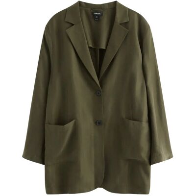 Lindex Blazer With Luster XL DRAK DUSTY GREEN XL Lindex Blazer With Luster XL DRAK DUSTY GREEN XL