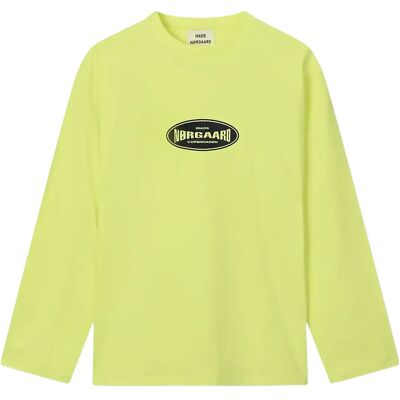 Mads Nørgaard Single Cotton Jerry Tee Ls XS SUNNY LIME XS Mads Nørgaard Single Cotton Jerry Tee Ls XS SUNNY LIME XS