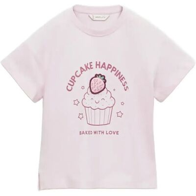 Mango Embossed Detail Printed T-Shirt 12-18M LT-PASTEL PURPLE 12-18M Mango Embossed Detail Printed T-Shirt 12-18M LT-PASTEL PURPLE 12-18M