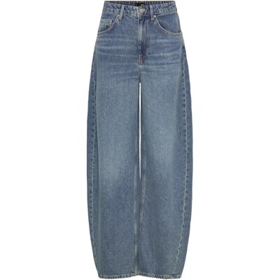 Mango Mid-Rise Balloon Jeans 36 OPEN BLUE 36 Mango Mid-Rise Balloon Jeans 36 OPEN BLUE 36