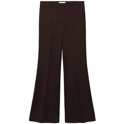 Mango Leggings With Seam Detail S BROWN S Mango Leggings With Seam Detail S BROWN S