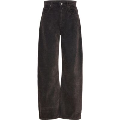 Mango Velvet Balloon Jeans 44 DARK BROWN 44 Mango Velvet Balloon Jeans 44 DARK BROWN 44