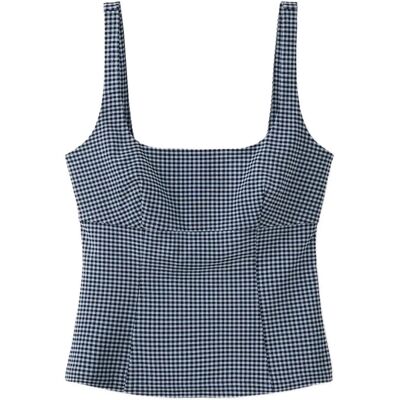 Mango Vichy Top XL MEDIUM BLUE XL Mango Vichy Top XL MEDIUM BLUE XL