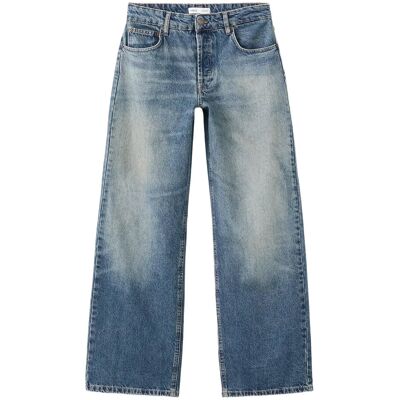 Mango Straight Low-Waist Jeans 32 OPEN BLUE 32 Mango Straight Low-Waist Jeans 32 OPEN BLUE 32
