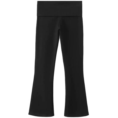 Mango Flared Leggings 152 BLACK 152 Mango Flared Leggings 152 BLACK 152