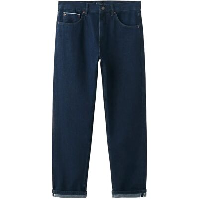 Mango 100% Cotton Regular Fit Cropped Jeans 46 OPEN BLUE 46 Mango 100% Cotton Regular Fit Cropped Jeans 46 OPEN BLUE 46